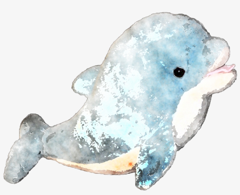 Dolphin Watercolor Painting - Watercolor Painting, transparent png