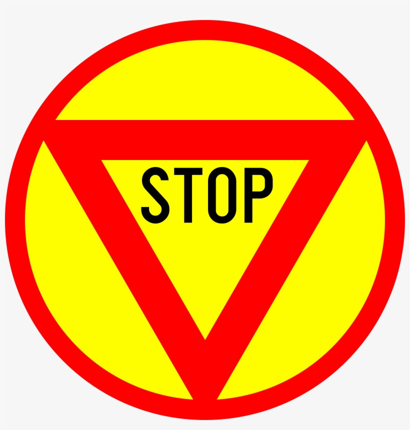 Clipart Of Stop Sign - Clip Art, transparent png