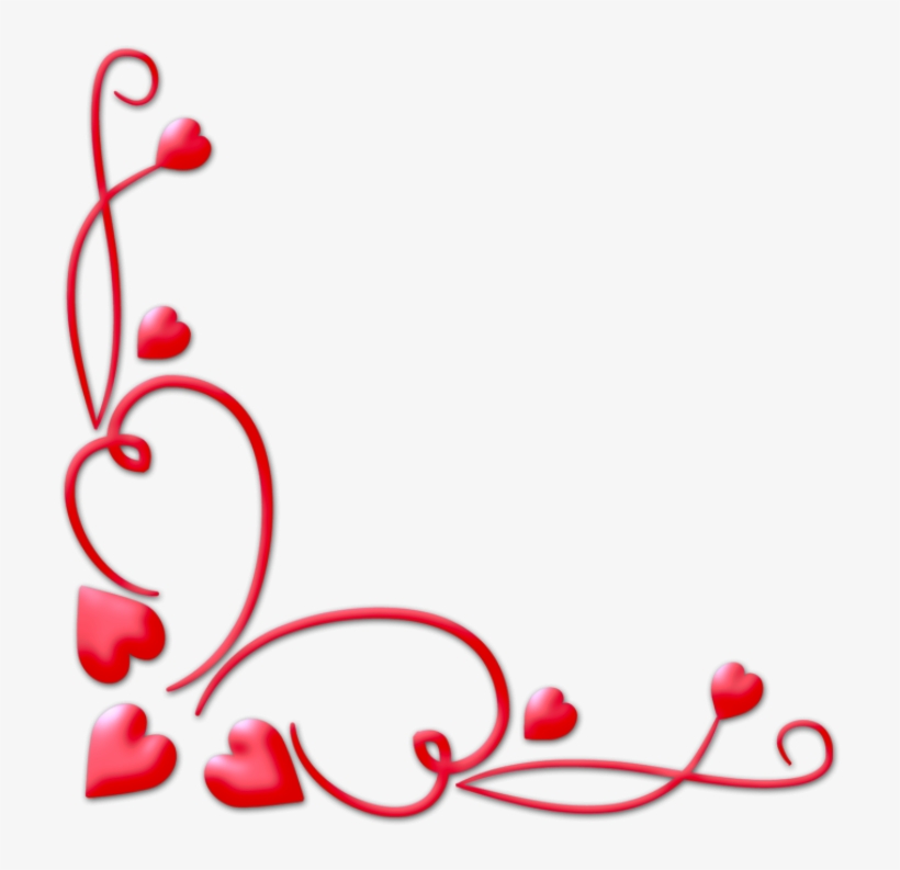 Valentines Day Border Png Download Image - Valentines Frame Png, transparent png