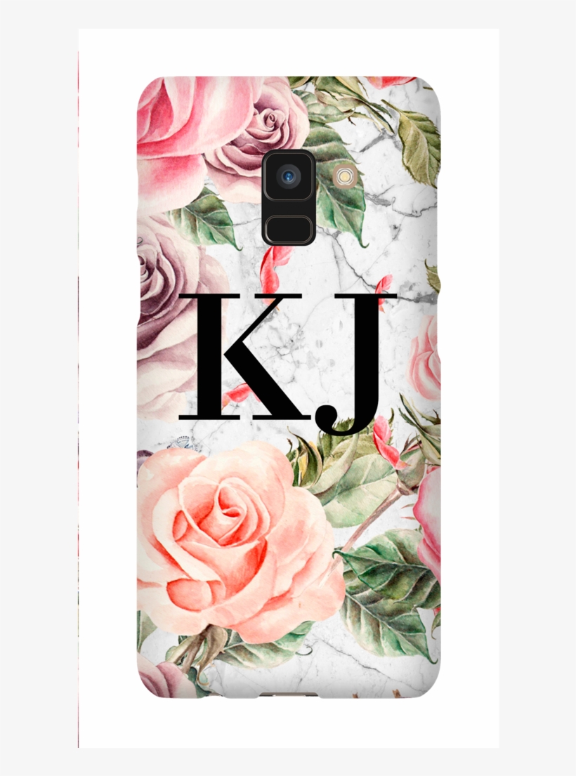 Personalised Watercolor Floral Initials Samsung Galaxy - Gypsi's Rhinestone Hair Comb, transparent png