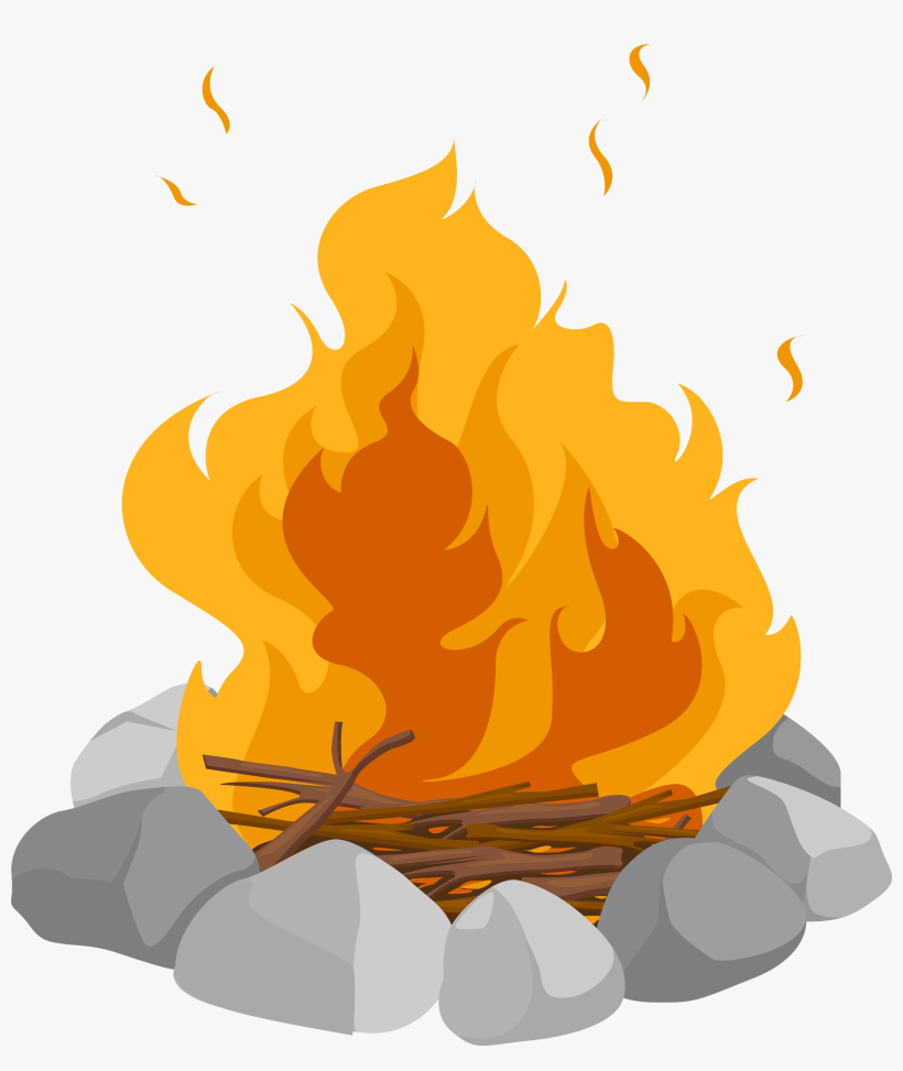 Bonfire Svg Transparent Download Watercolor Huge - Camp Fire Png, transparent png