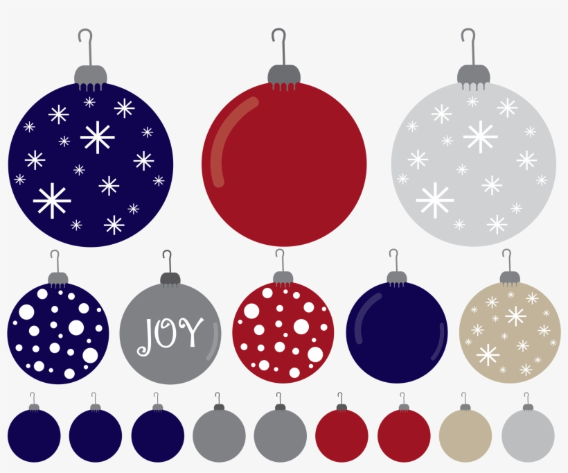 This Free Icons Png Design Of Christmas Ornaments Set, transparent png