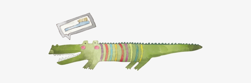 Watercolor And Pencil Patterns - Crocodile, transparent png