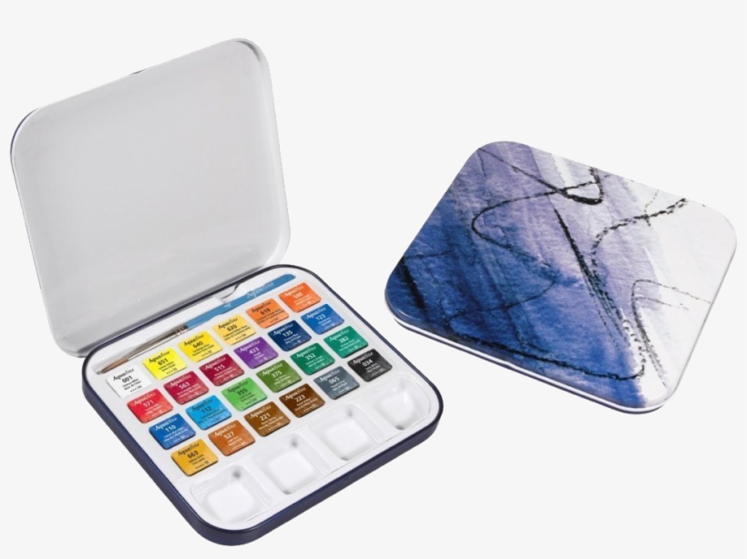 View Larger Image - Daler Rowney Aquafine Travel Watercolour Paint Set, transparent png