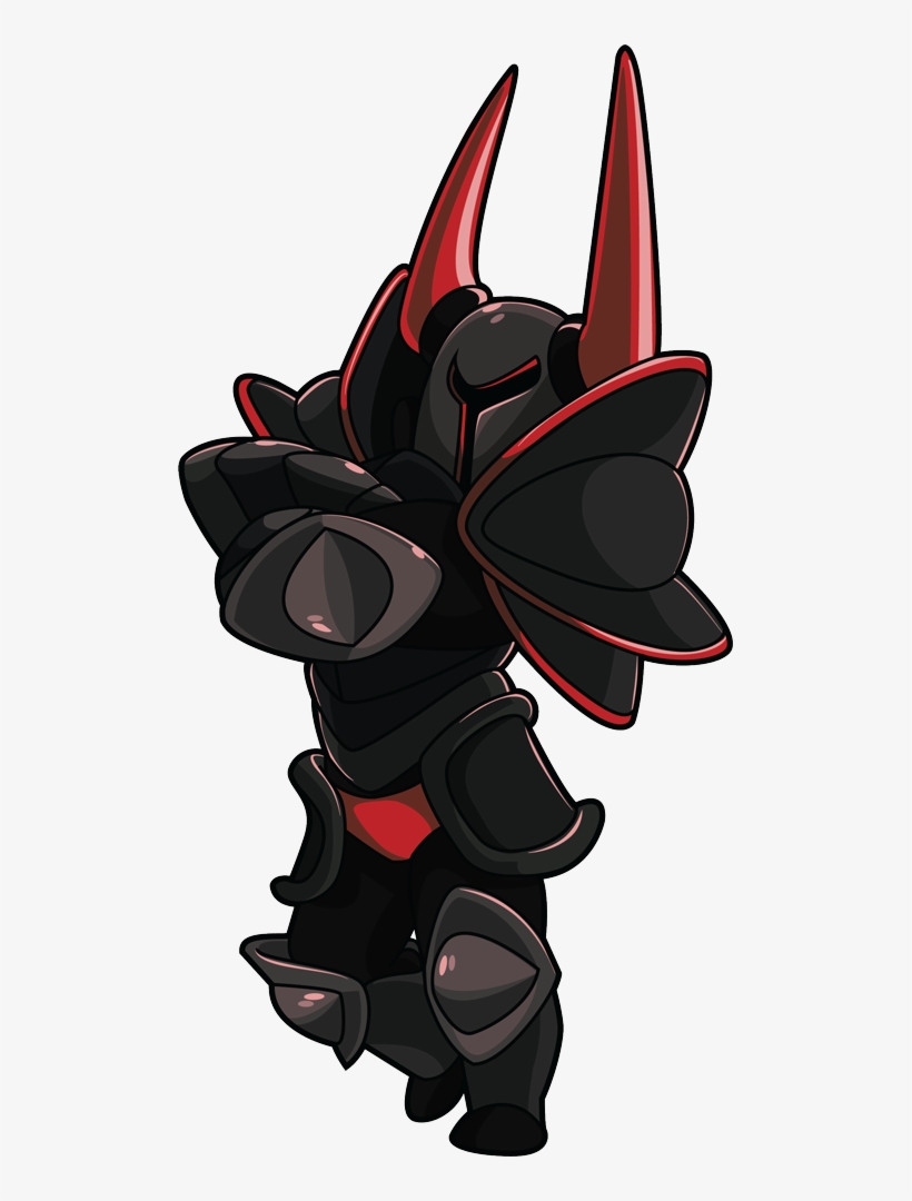 Blackknight-cross - Black Knight Fan Art Shovel Knight, transparent png