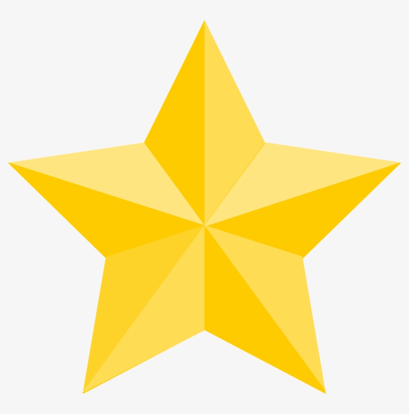 Polygons Drawing Watercolor - Star Icon, transparent png