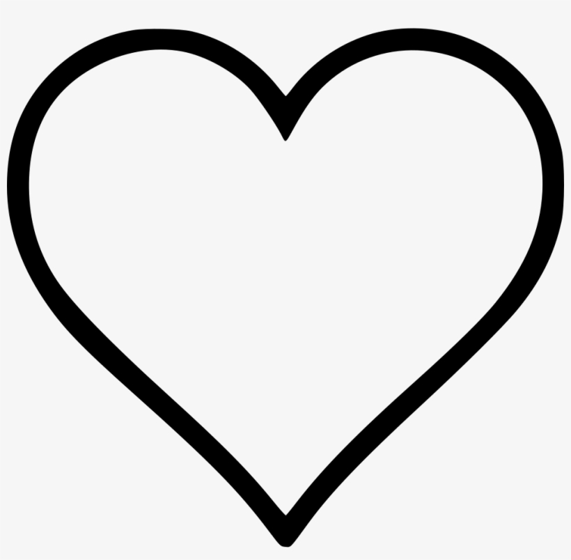 Cute Heart Outline Clipart Black And White Photos Idea