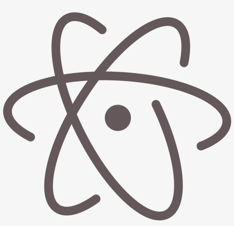 Atom Editor Logo - Atom Text Editor Logo, transparent png