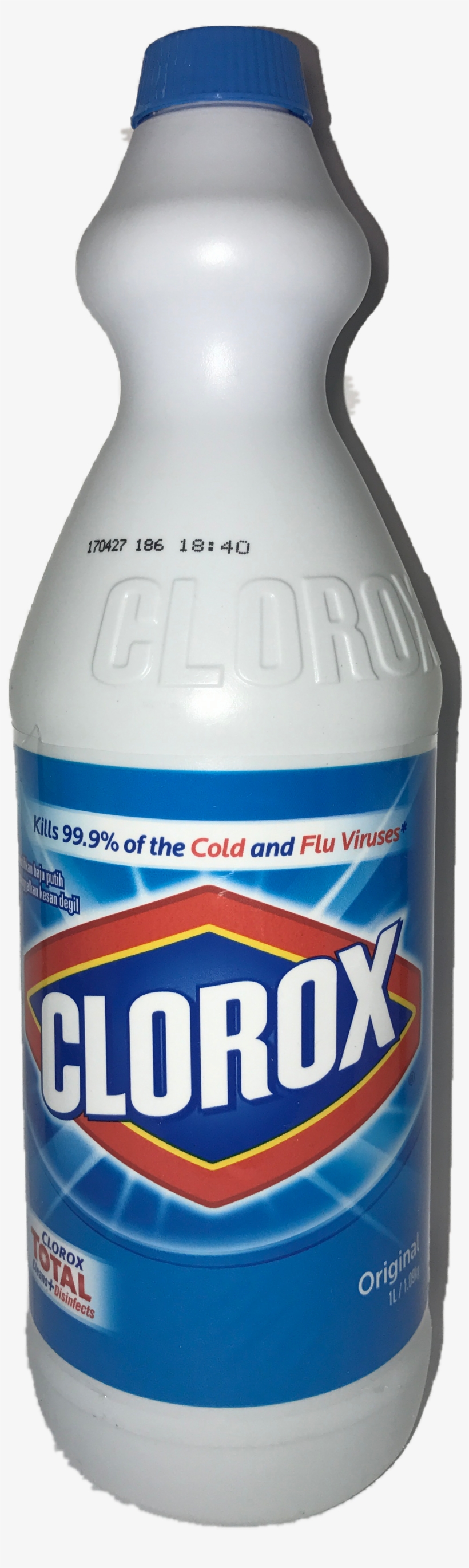 Clorox Bleach Regular 1l - Clorox Liquid Bleach Lemon, 2 L, transparent png