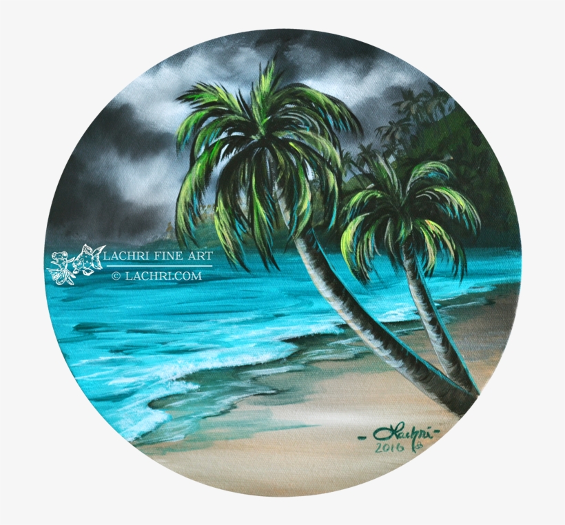 Palm Trees Lachri - Lachri Acrylic Beach, transparent png