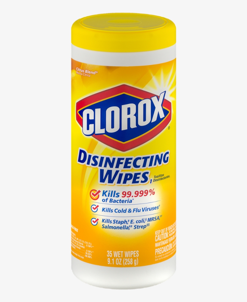Clorox Disinfecting Wipes Citrus Blend Fresh 35ct - Clorox Disinfecting Wipes Orange Scent 35wet Wipes, transparent png