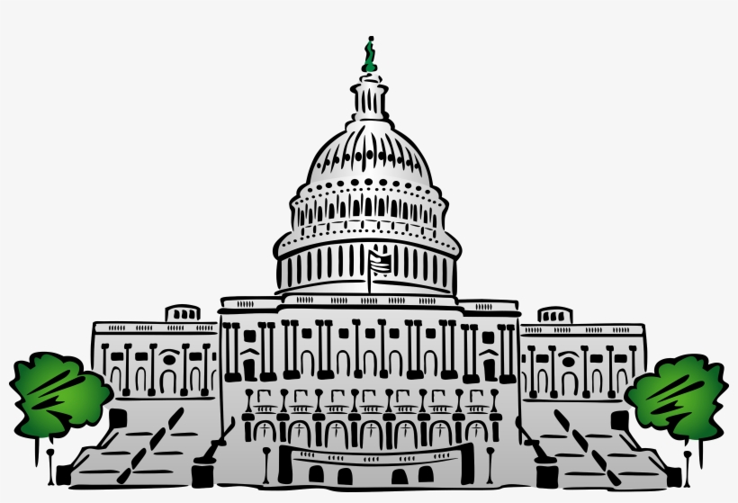 Governments White House - Us Capitol Clipart, transparent png