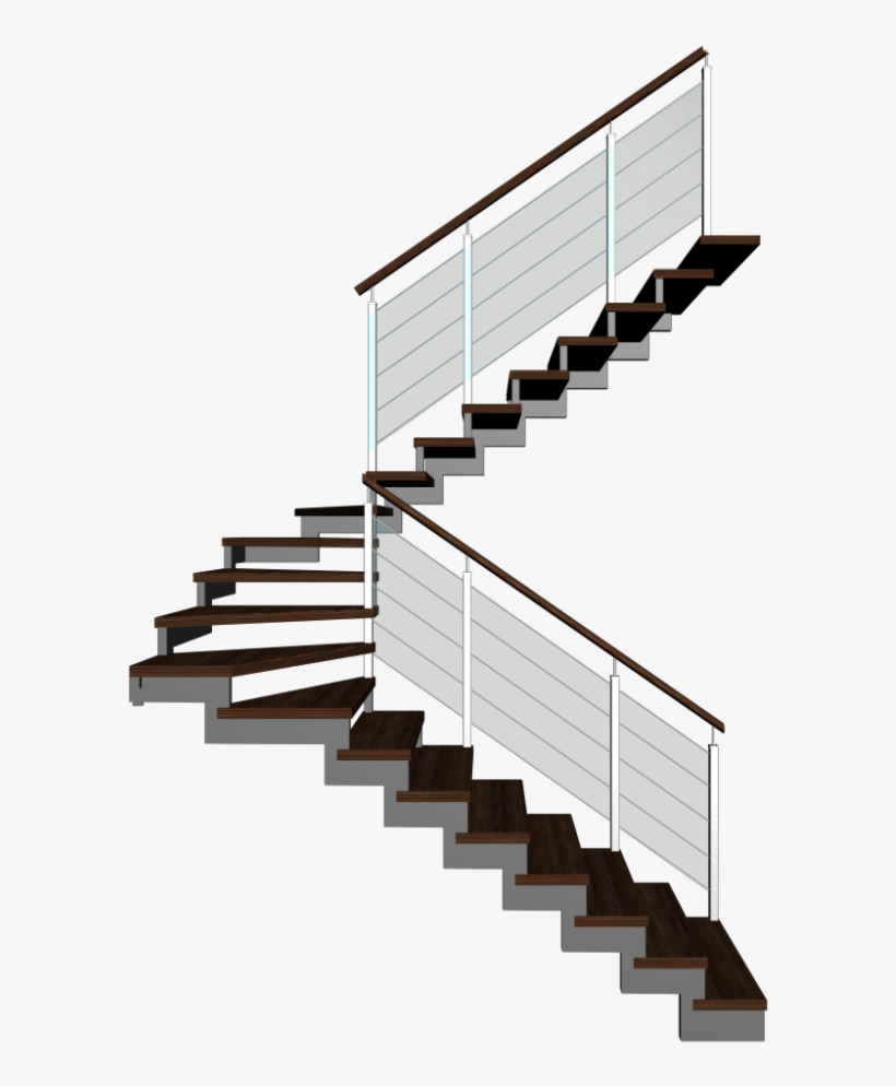 Half Landing Stairs Half Landing Stairs - Treppen Png, transparent png