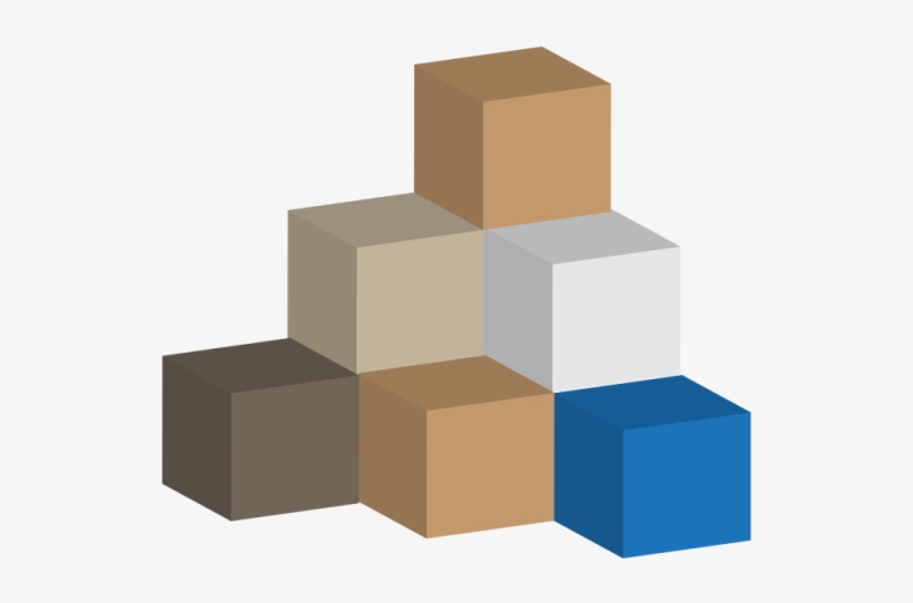 Cool 3d Cubes, 3d Cubes, Color Cubes, Colorful Cubes - Color Cubes, transparent png
