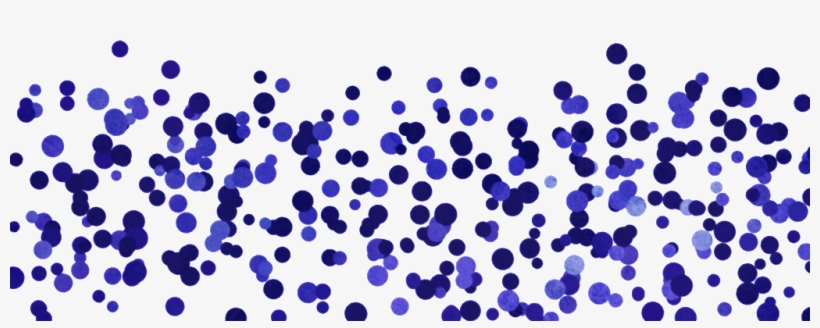 Hand Painted Watercolor Dotted With Stars Png Transparent - Clip Art, transparent png