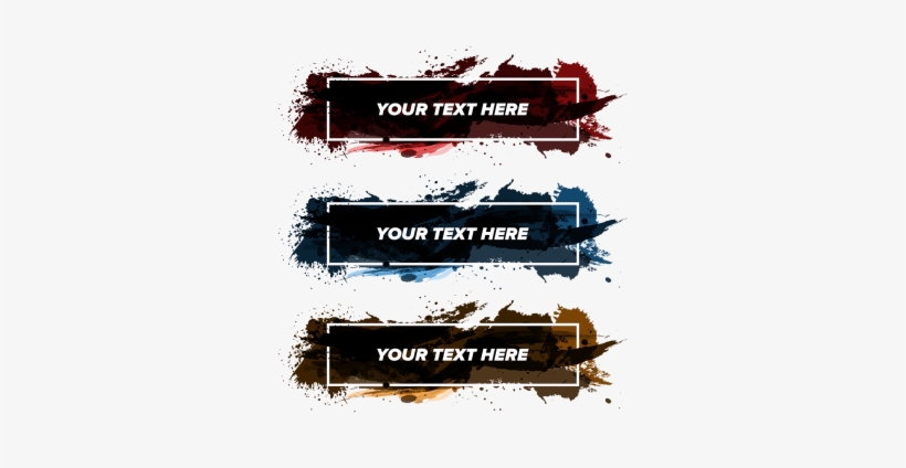 Abstract Watercolor Splash With Text, Abstract, Watercolor, - Watercolor Painting, transparent png