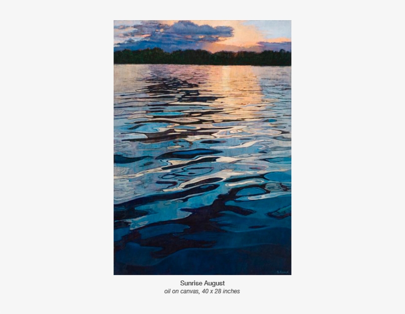 Sunrise August 40 X - Paint Ripples Water, transparent png