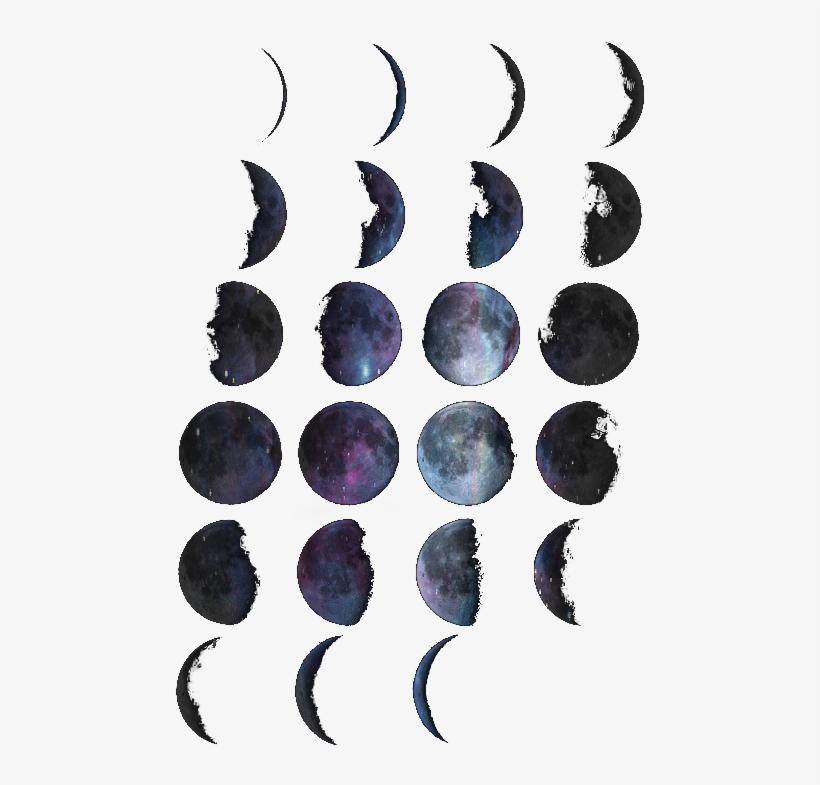 Looks Like It Was Painted In Watercolor - Phases Of The Moon Watercolour, transparent png