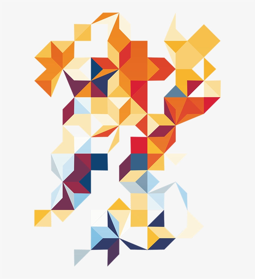 Coded Canvas - Nick Taylor - Graphic T Shirts Geometric, transparent png