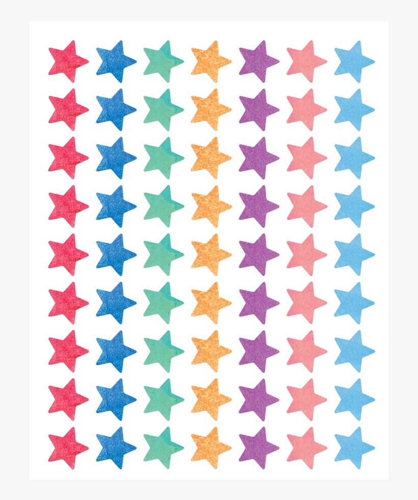 Watercolor Stars Mini Stickers Alternate Image A - Motif, transparent png