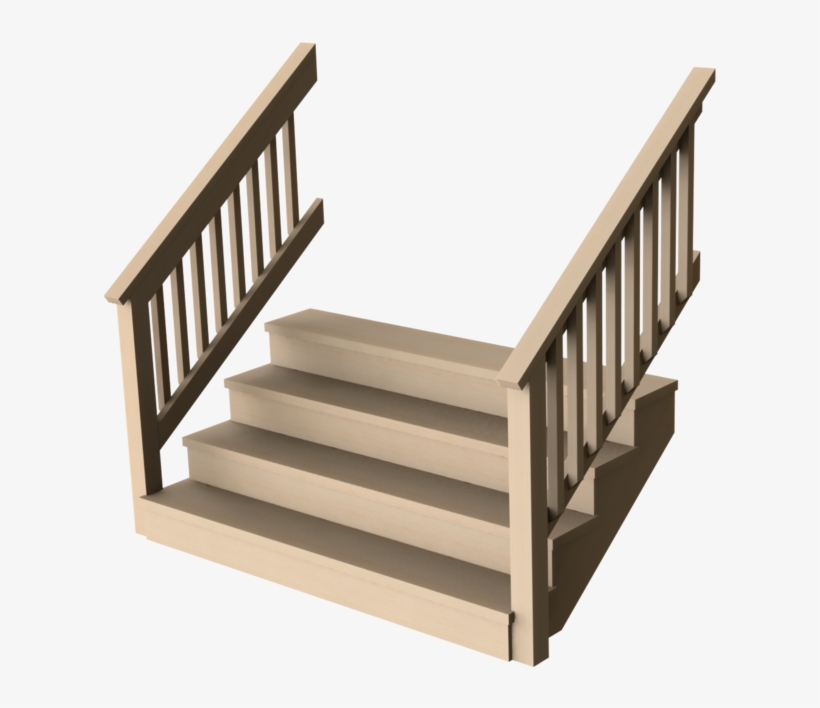 The Stairs Are Fully Configurable To Any Size You May - Porch Stairs Png, transparent png