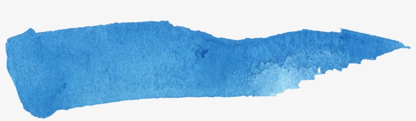 Free Download - Watercolor Banner Png Blue, transparent png