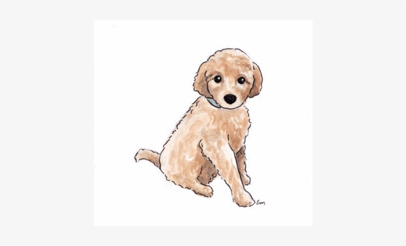 Hand Paint A Beautiful Watercolor Illustration Of Your - Golden Retriever, transparent png