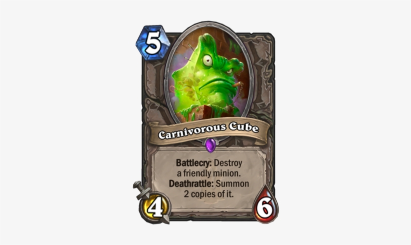 Hearthstone Carnivorous Cube - Carnivorous Cube Hearthstone, transparent png