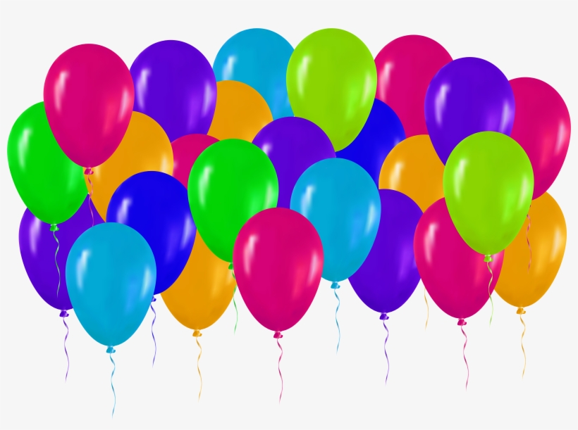 Free Png Colorful Balloons Png Images Transparent - Balloons Happy Birthday Png, transparent png