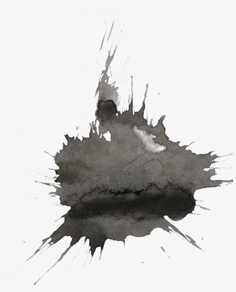 Banner Transparent Black Transprent Png Free Download - Black Water Color Png, transparent png