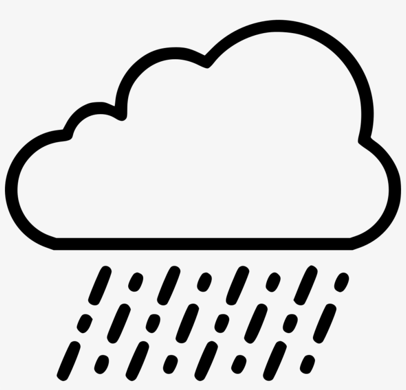 Cloud Rain Heavy Rain Cross Rain Comments Cloud With Rain Drawing 980x6 Png Download Pngkit