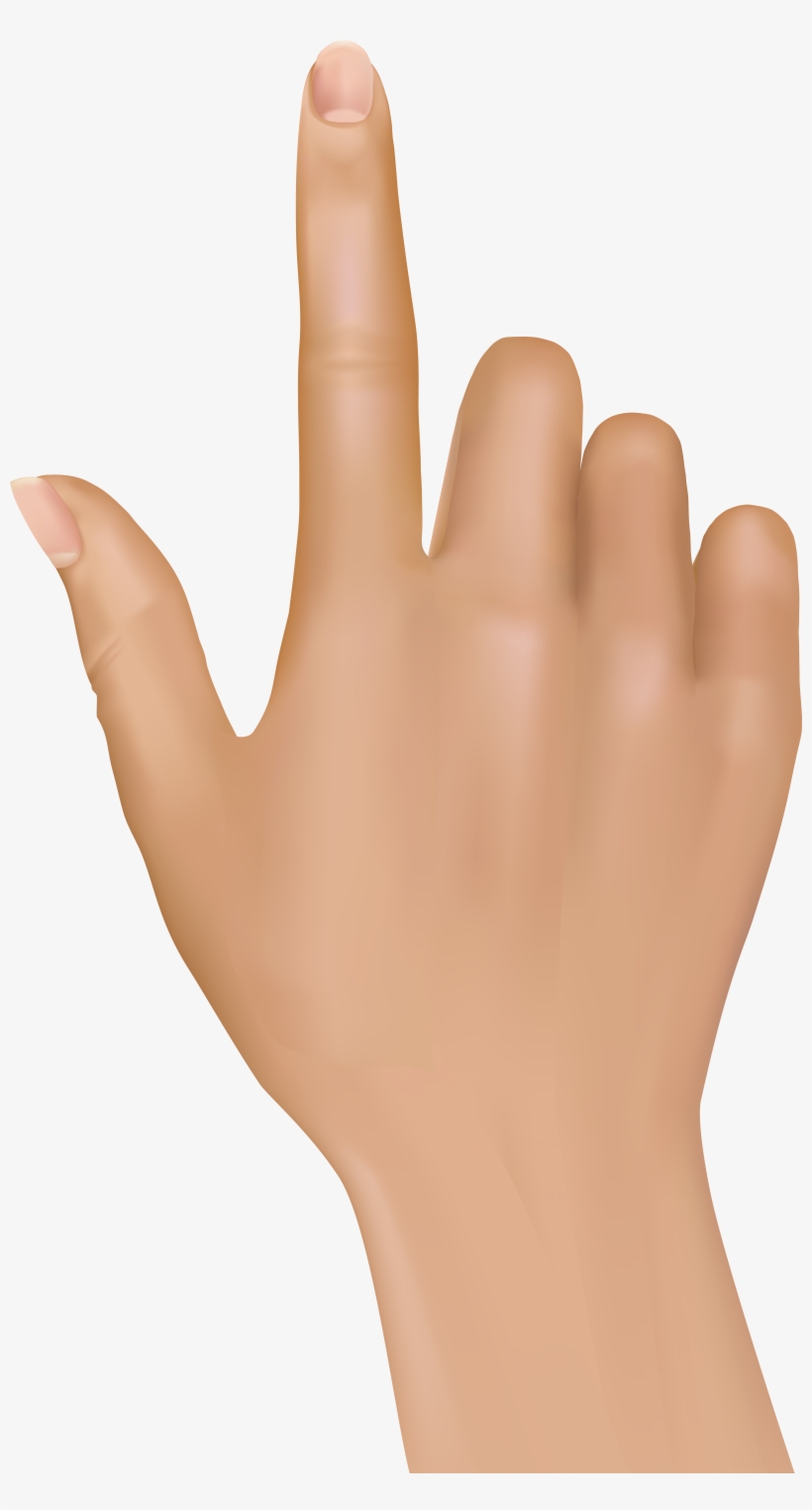 Tuching Finger Hand Png Clip Art - Hand Png, transparent png