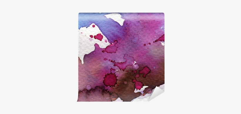 Purple Watercolor Background Wristlet, transparent png