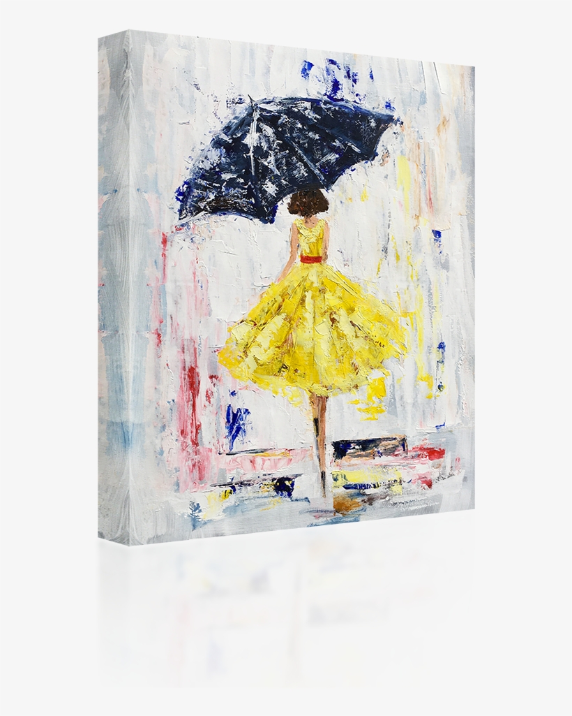 Strolling In The Rain - Drawing, transparent png