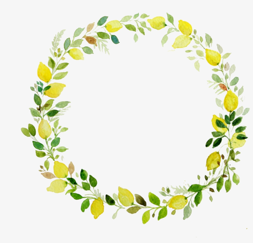 Watercolor Laurel Png - Flower Wreath Transparent Background, transparent png
