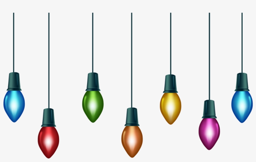 Christmas Light Png Transparent Image - Hanging Christmas Lights Png, transparent png