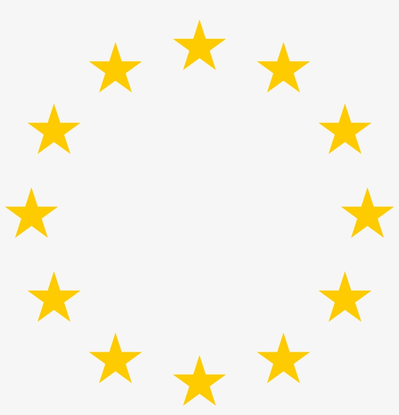 File - European Stars - Svg - European Union Stars, transparent png