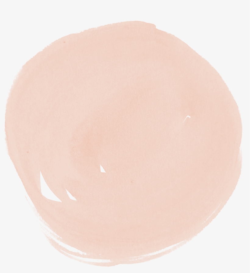 This Is A Buncee Sticker - Peach Watercolor Circle Png, transparent png