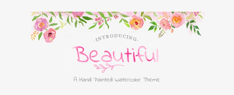 Beautiful Logo - Flower Top Border Background, transparent png