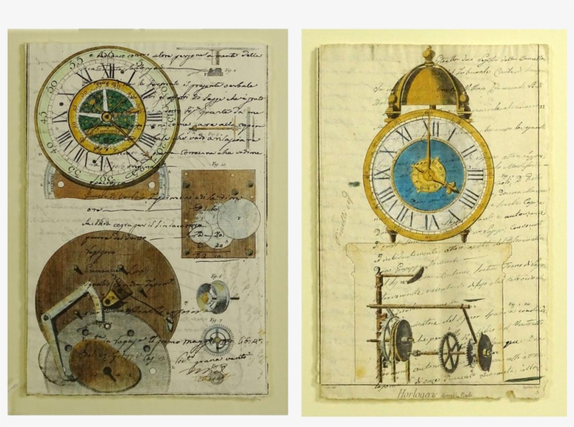 Two 19th Century Manuscripts Hand Decorated With Later - Watercolor Painting, transparent png