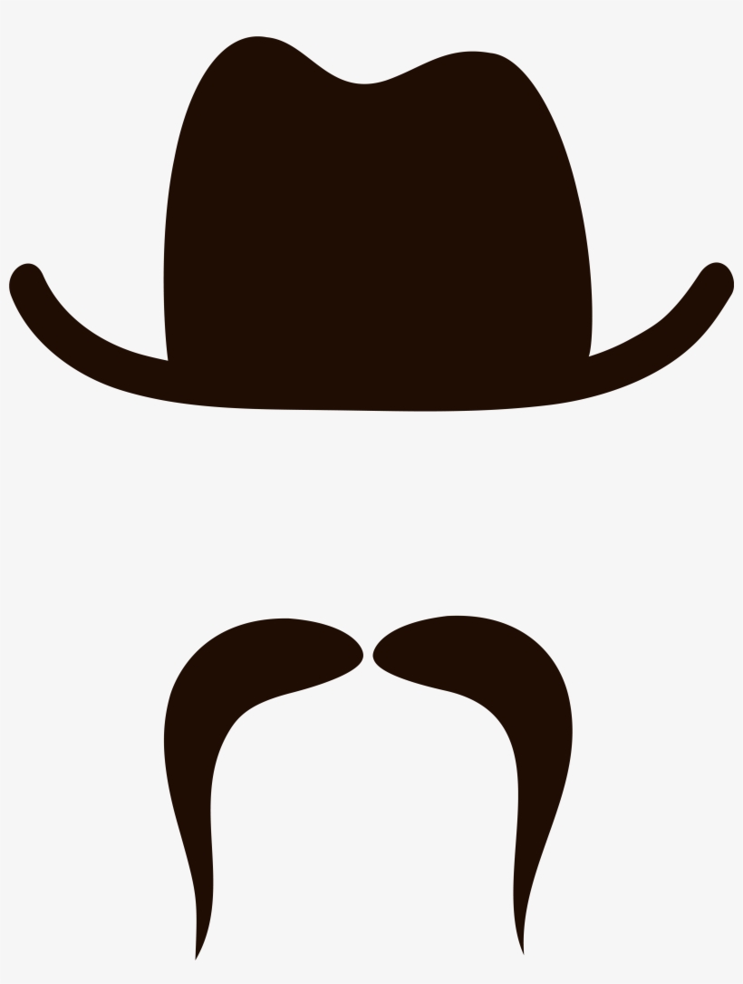 Freeuse Download Collection Of Clipart No Background - Hat And Mustache Png, transparent png