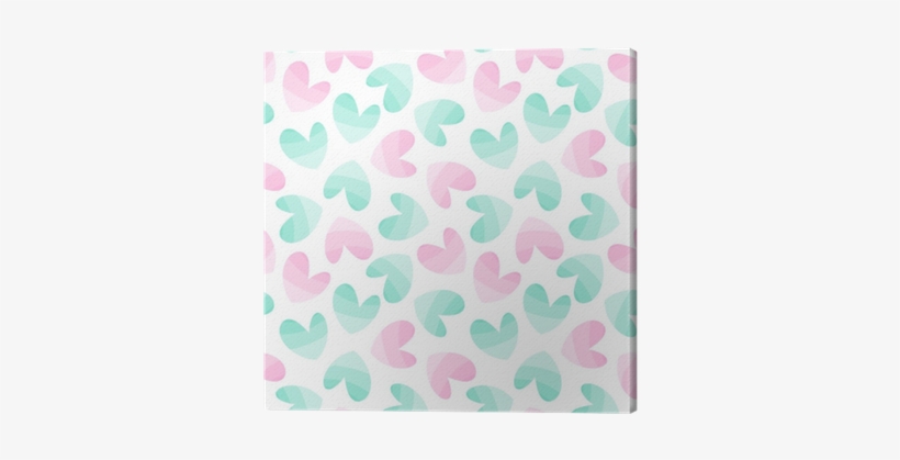 Light Pink And Mint Heart With Watercolor Effect - Butterfly, transparent png