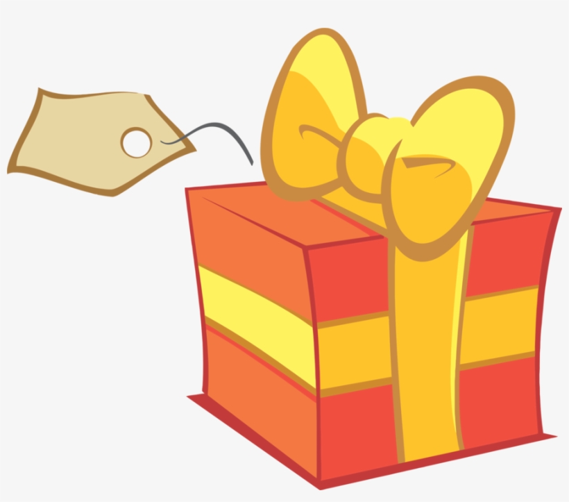 Yellow Clipart Present - Cartoon Present Png, transparent png