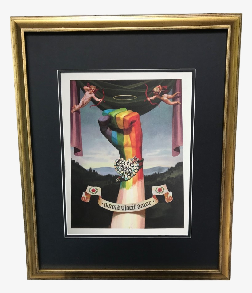 Vintage Gold Frame Gucci Love Conquers All Illustration - Ignasi Monreal Gucci Hand, transparent png