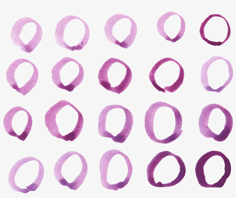 Clip Black And White Download Watercolor Circle Png - Free Png Purple Circle Watercolor, transparent png