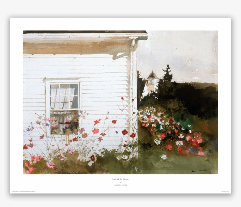 Wyeth Print Gallery - Wyeth Around The Corner, transparent png