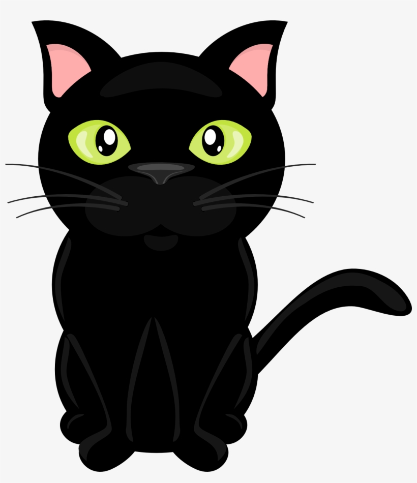 Cats Png Free Images, Download Banner Black And White - Black Cat With Transparent Background, transparent png