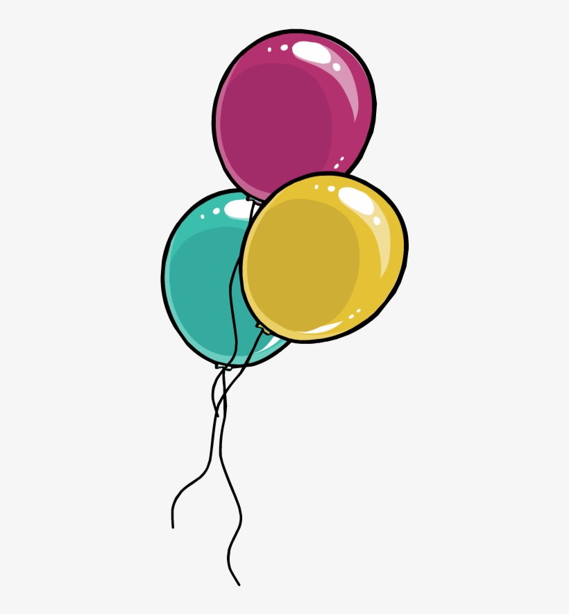 A Bunch Of Balloons - Balloons Png, transparent png