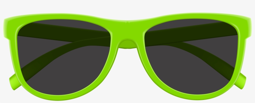 Green Sunglasses Png Clip Art Image - Green Sunglasses Png, transparent png