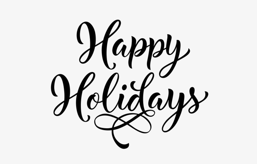 Happy Holidays Png Pic - Happy Holidays Png, transparent png